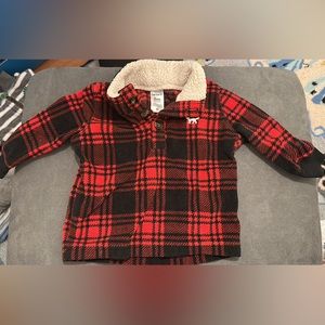 6M Carters Flannel Sweater